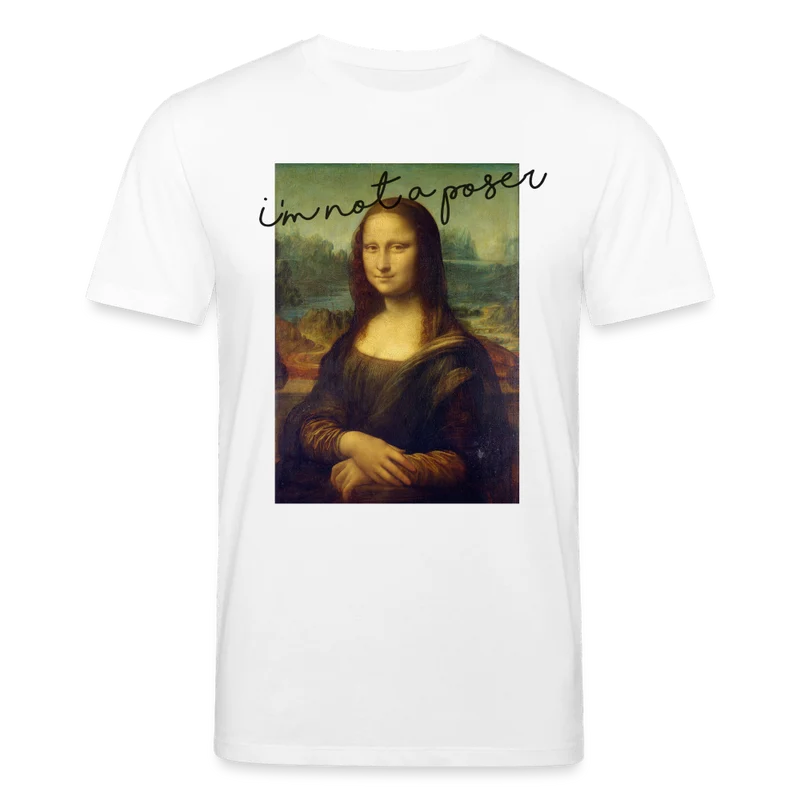 Männer Bio-T-Shirt von Stanley & Stella I'm not a poser