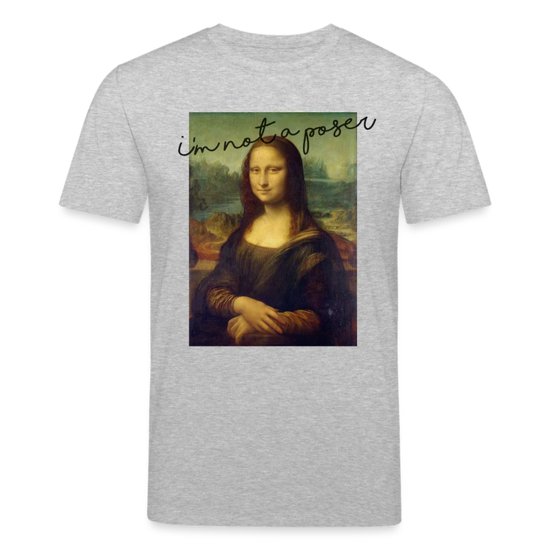 Männer Bio-T-Shirt von Stanley & Stella I'm not a poser