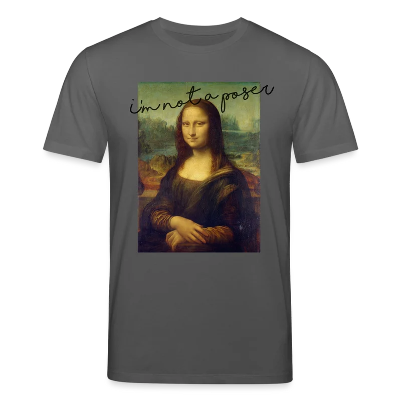 Männer Bio-T-Shirt von Stanley & Stella I'm not a poser