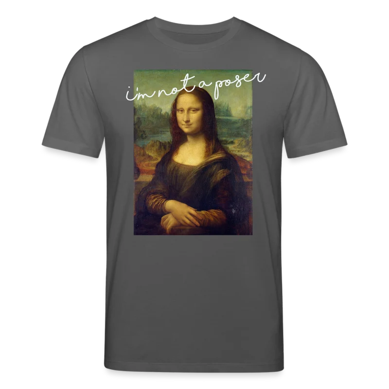 Männer Bio-T-Shirt von Stanley & Stella I'm not a poser