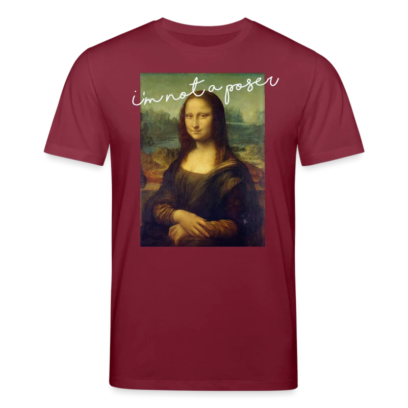 Männer Bio-T-Shirt von Stanley & Stella I'm not a poser