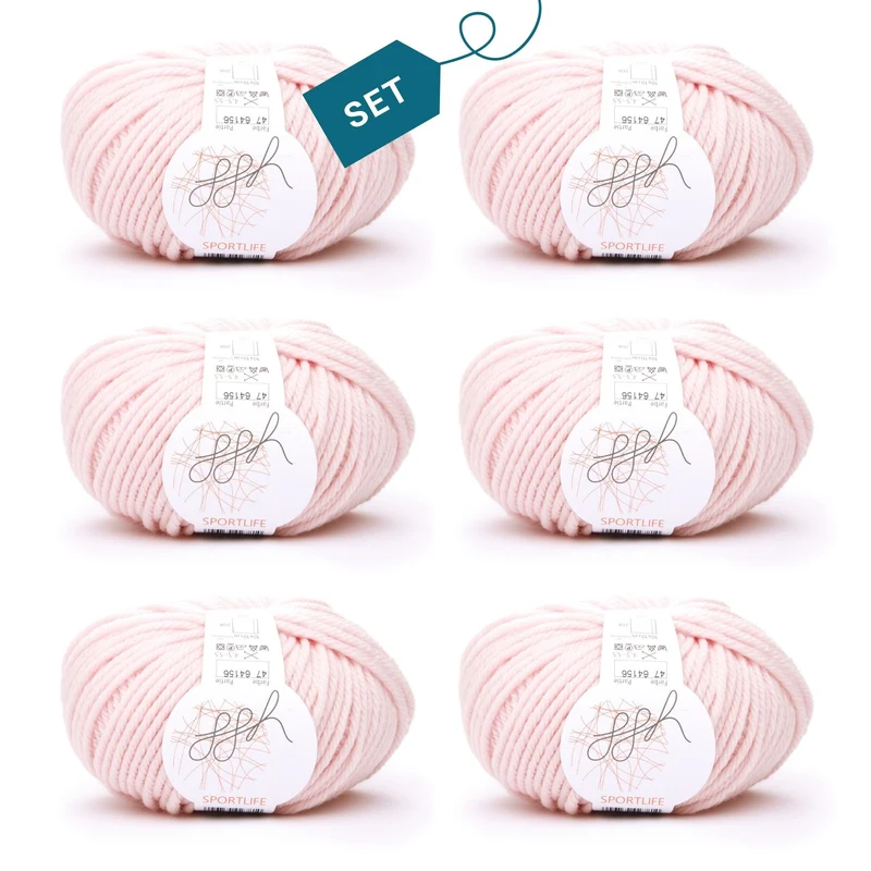 ggh Sportlife Box | Set mit 300g (6x50g) | 047 – Rosé