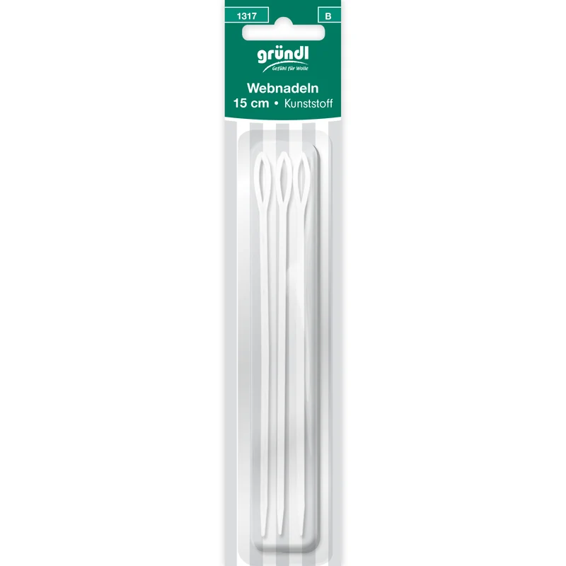 Webnadeln, 15 cm, 3 Nadeln (15 cm), Kunststoff