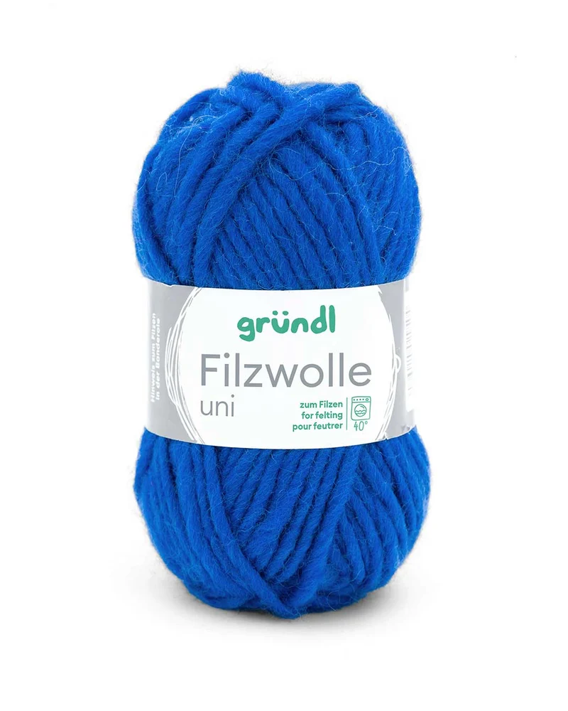 Filzwolle uni