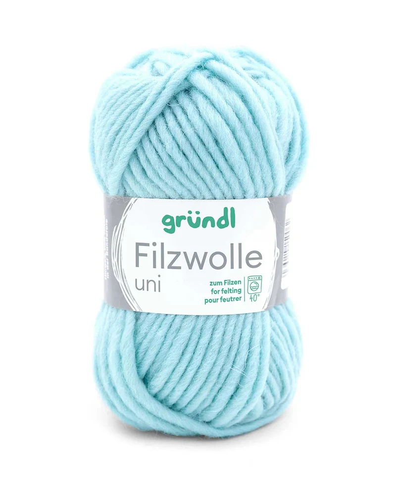 Filzwolle uni