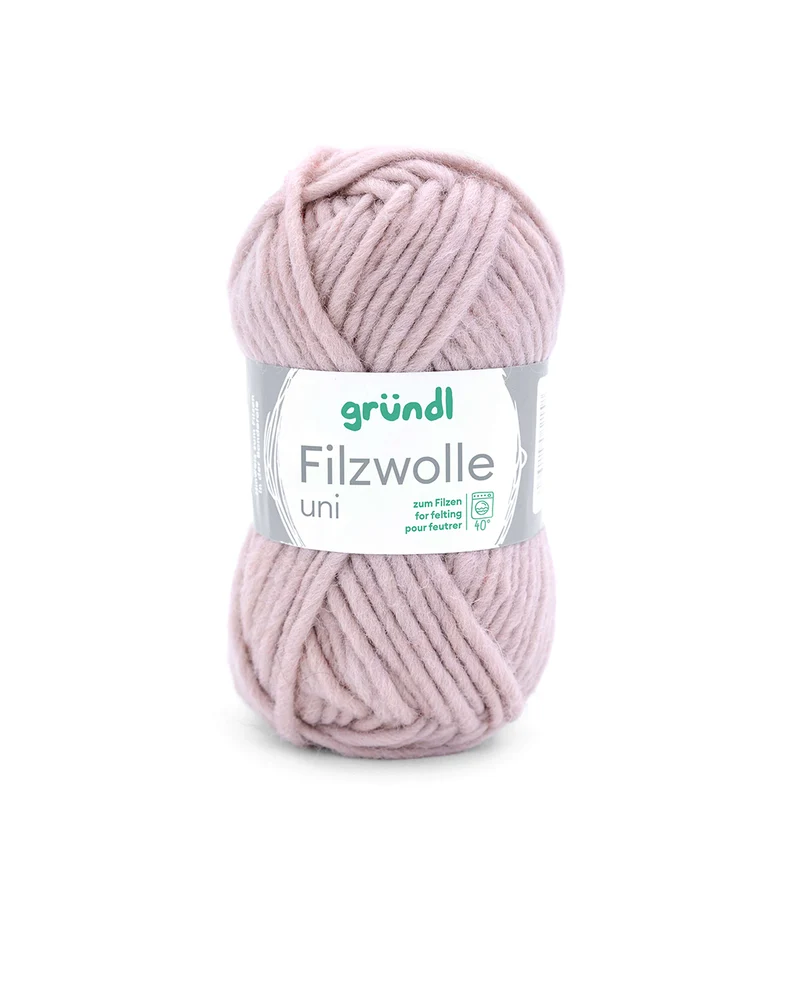 Filzwolle uni
