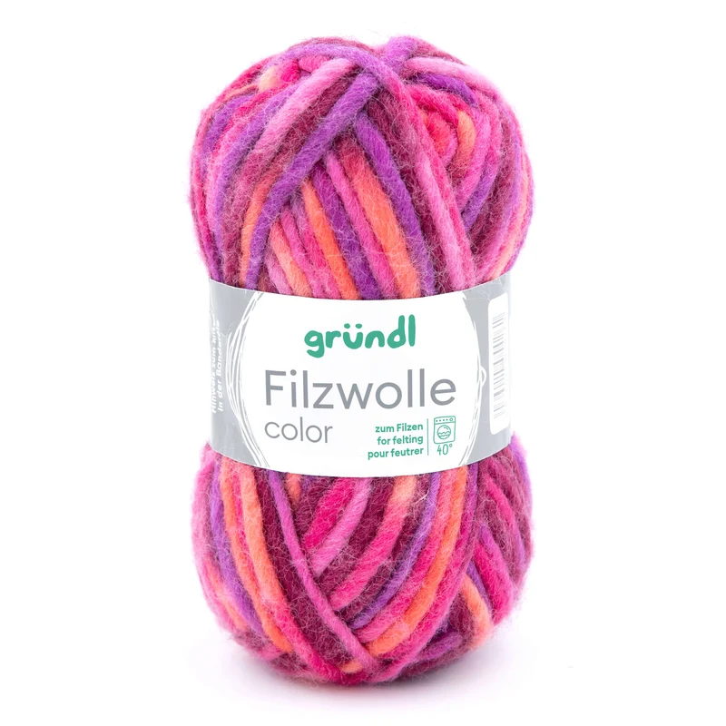 Filzwolle color