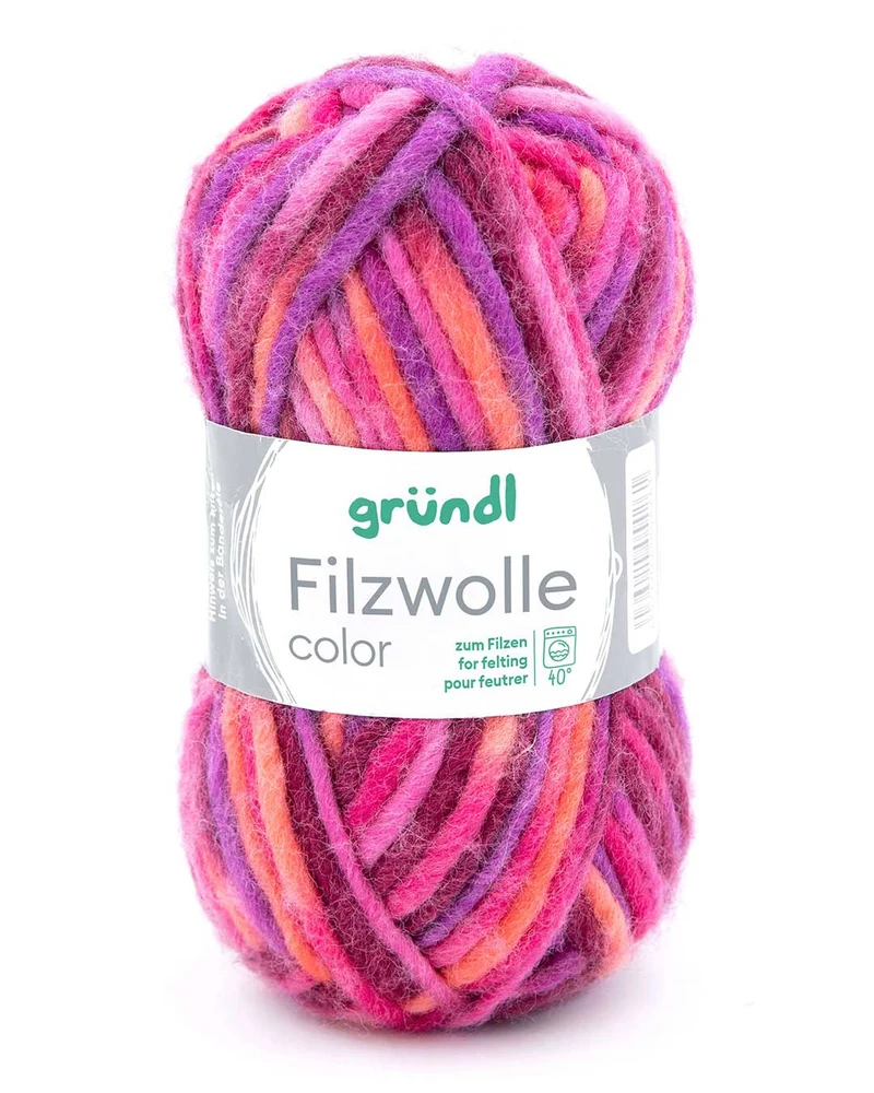 Filzwolle color