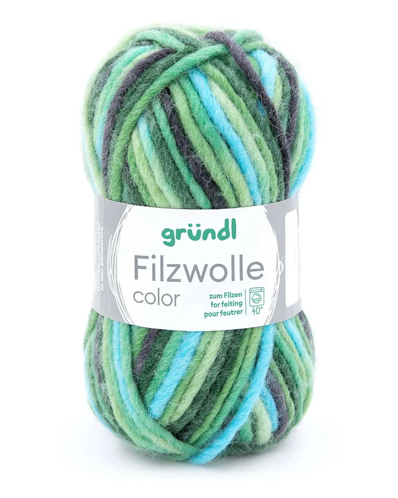 Filzwolle color