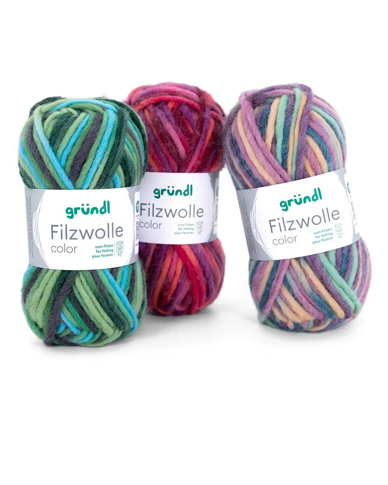 Filzwolle color