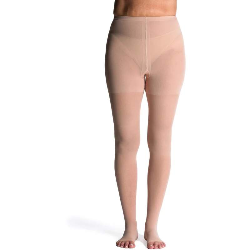 Sigvaris Sheer Women's Pantyhose 20-30 mmHg, Open Toe