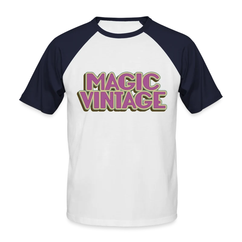 Männer Baseball-T-Shirt Magic Vintage