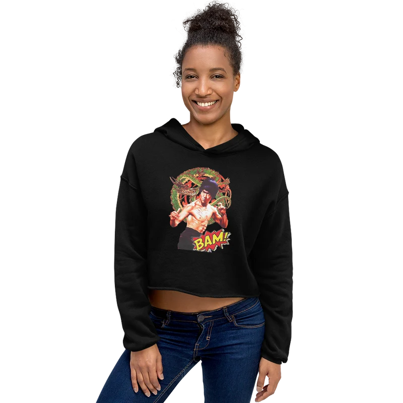 Crop-Hoodie Bruce Lee