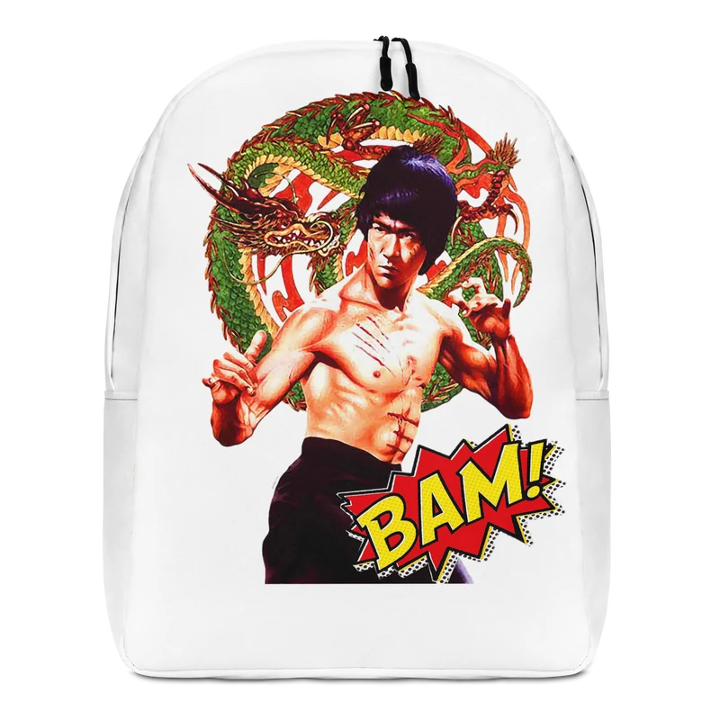 Minimalistischer Rucksack Bruce Lee