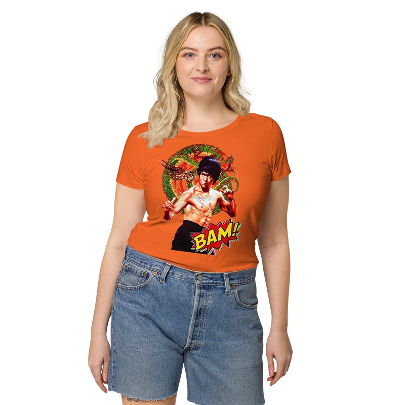 Basic Bio-T-Shirt für Damen Bruce Lee
