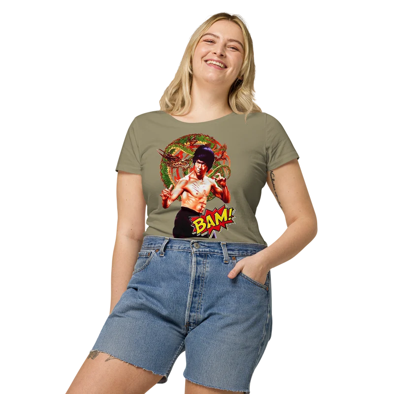 Basic Bio-T-Shirt für Damen Bruce Lee