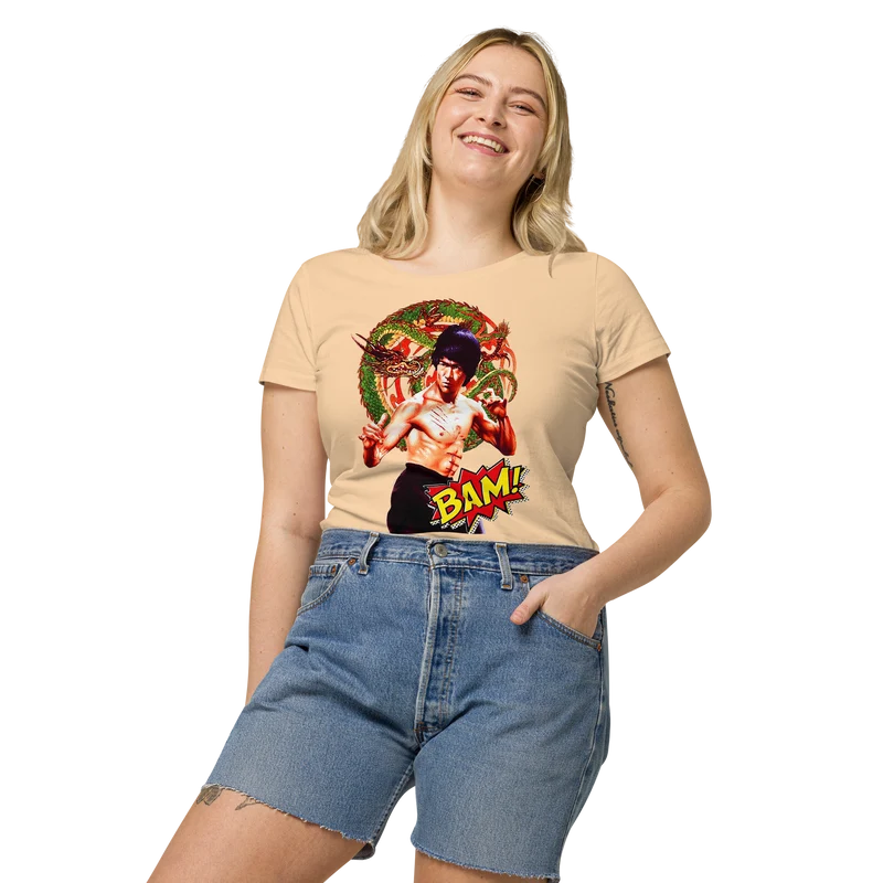Basic Bio-T-Shirt für Damen Bruce Lee