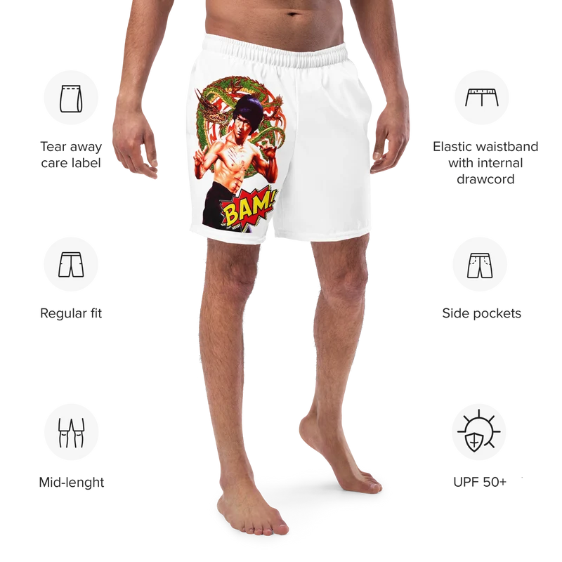 Herren-Badehosen Bruce Lee