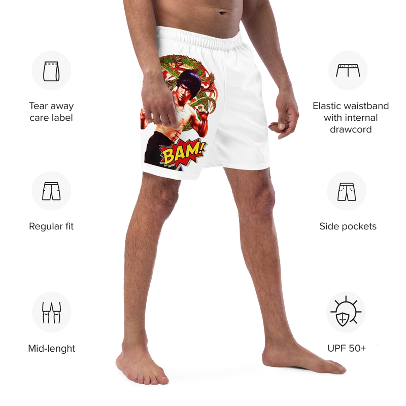 Herren-Badehosen Bruce Lee