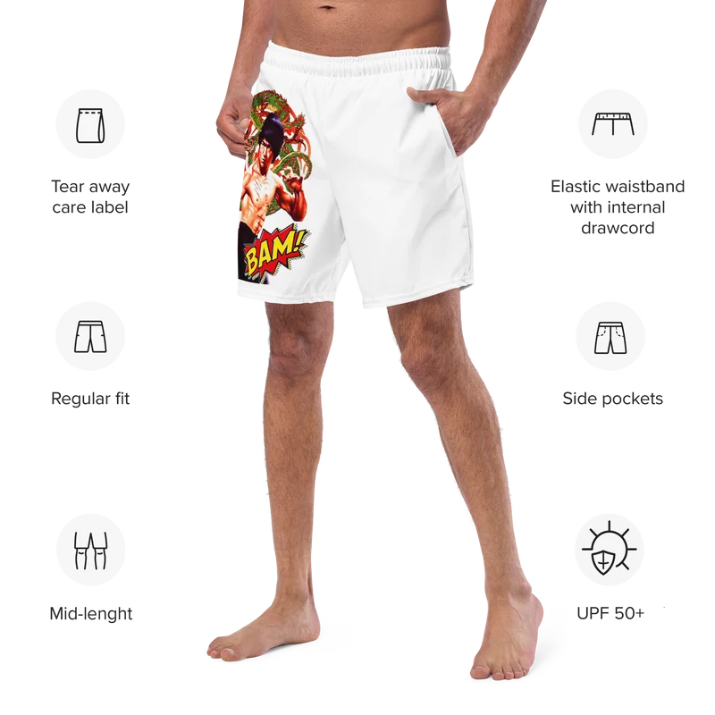 Herren-Badehosen Bruce Lee