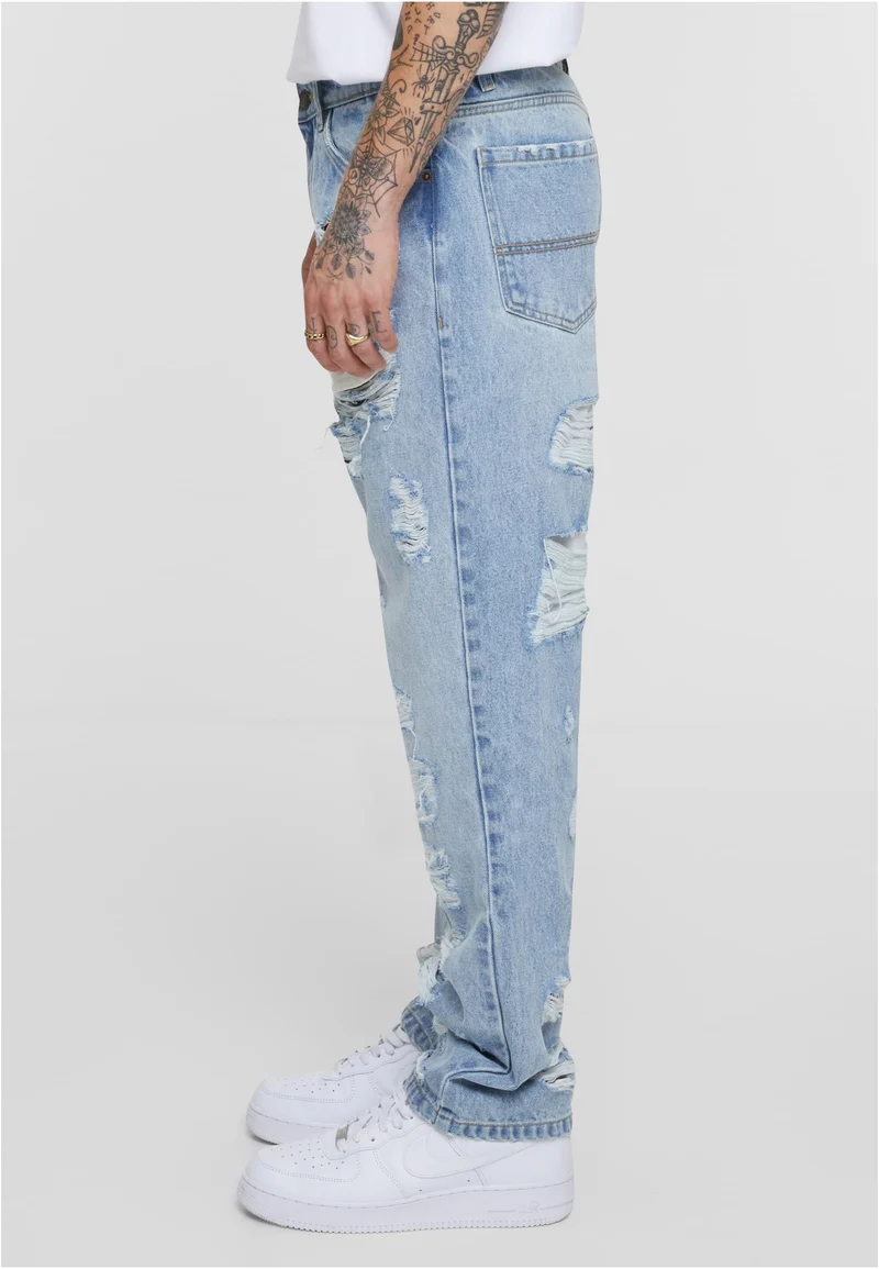 UC Heavy Ounce Straight Fit Heavy Destroyed Jeans