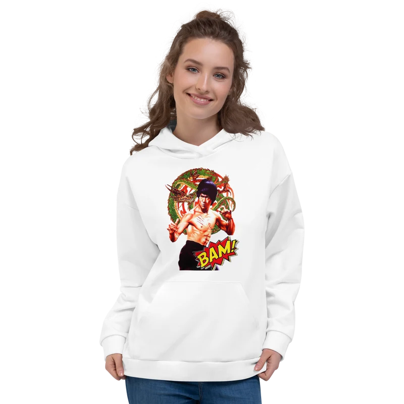Unisex-Kapuzenpullover Bruce Lee