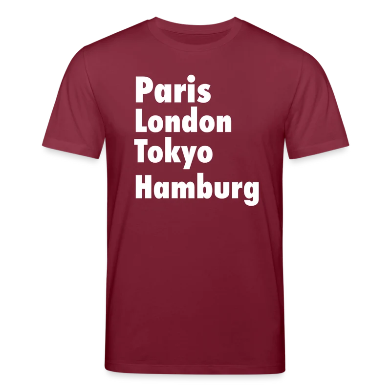 Männer Bio-T-Shirt von Stanley & Stella Paris London Hamburg