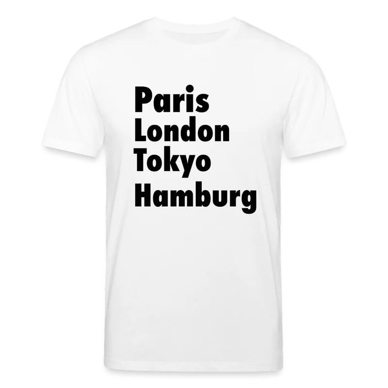 Männer Bio-T-Shirt von Stanley & Stella Paris London Hamburg