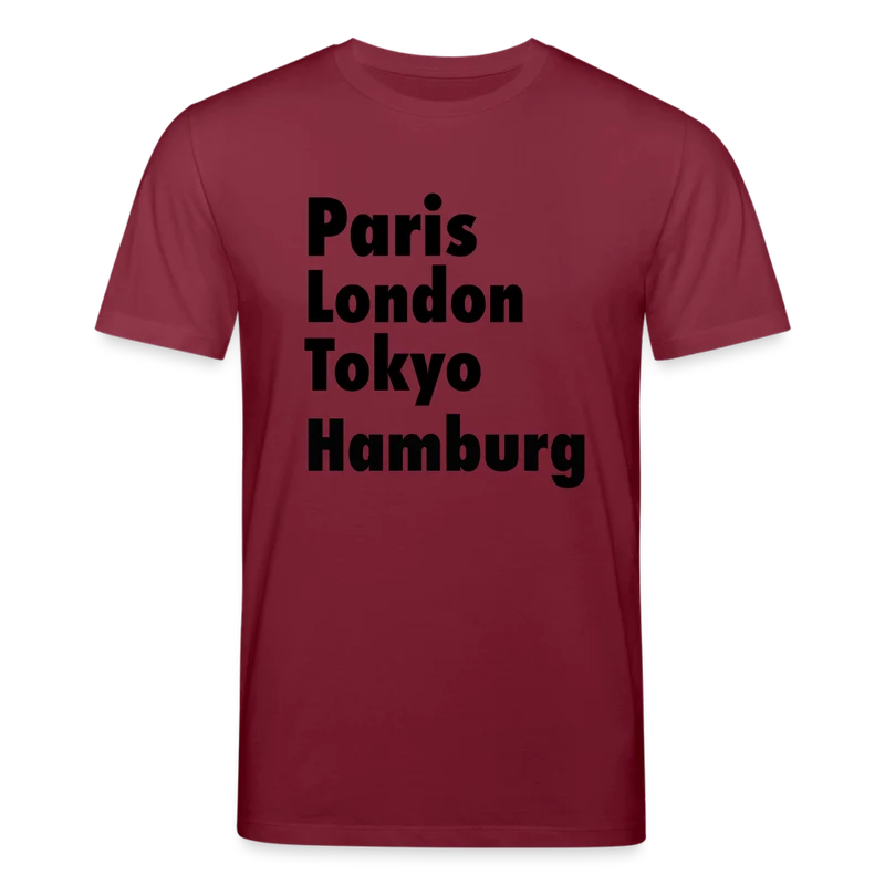 Männer Bio-T-Shirt von Stanley & Stella Paris London Hamburg