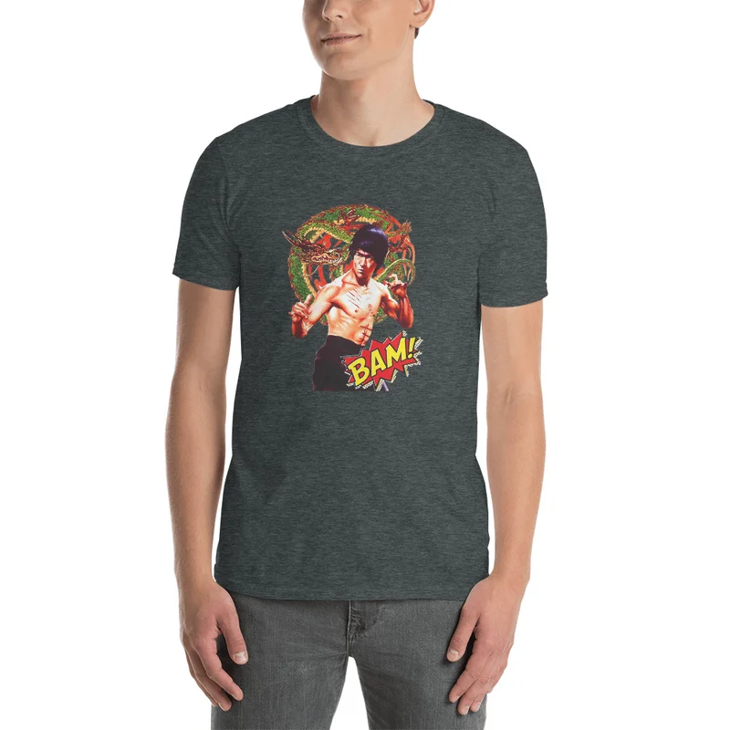 Kurzärmeliges Unisex-T-Shirt Bruce Lee