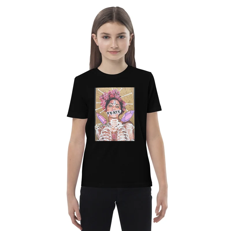 Bio-Baumwoll-T-Shirt für Kinder - Stanley Stella STTK909 PEACE