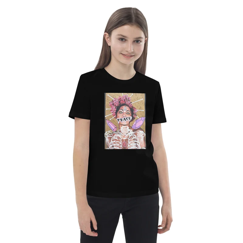 Bio-Baumwoll-T-Shirt für Kinder - Stanley Stella STTK909 PEACE