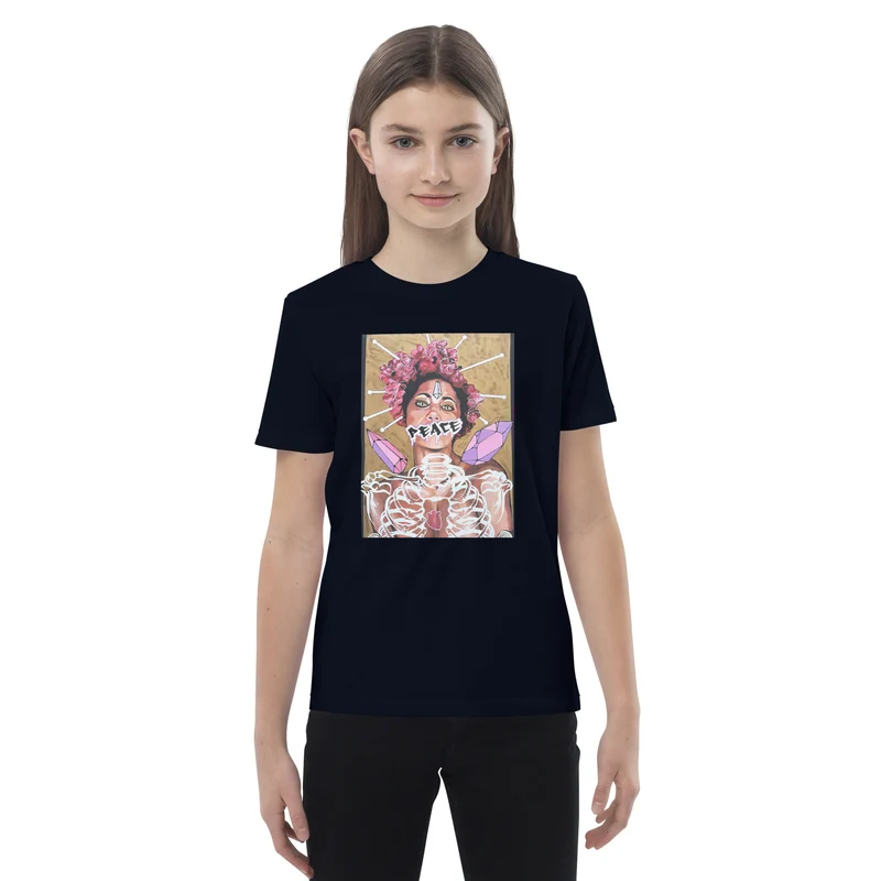 Bio-Baumwoll-T-Shirt für Kinder - Stanley Stella STTK909 PEACE