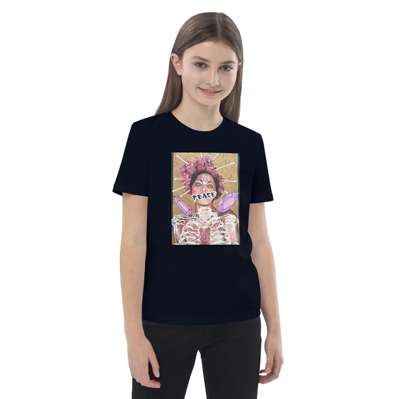 Bio-Baumwoll-T-Shirt für Kinder - Stanley Stella STTK909 PEACE