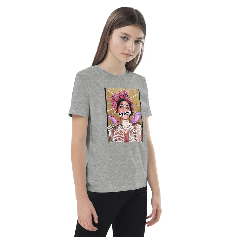 Bio-Baumwoll-T-Shirt für Kinder - Stanley Stella STTK909 PEACE