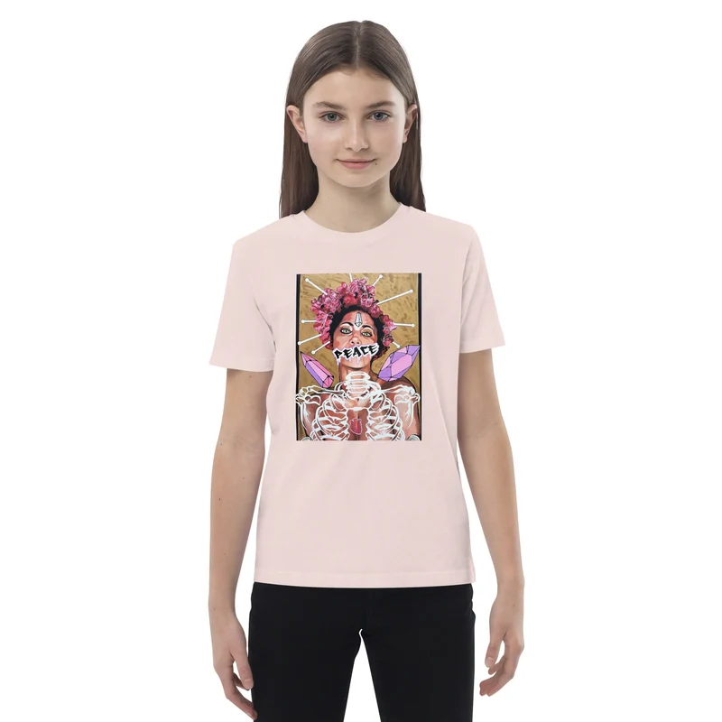 Bio-Baumwoll-T-Shirt für Kinder - Stanley Stella STTK909 PEACE