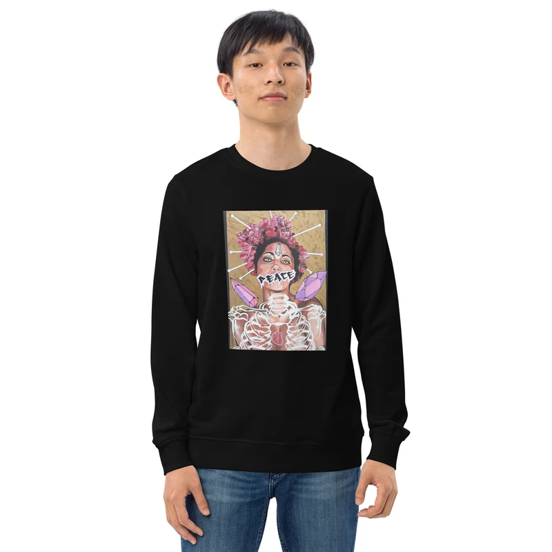 Unisex Bio-Pullover Peace