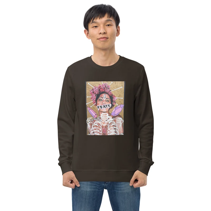 Unisex Bio-Pullover Peace