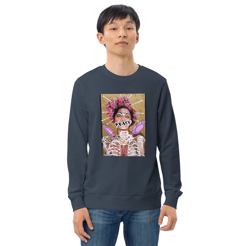 Unisex Bio-Pullover Peace