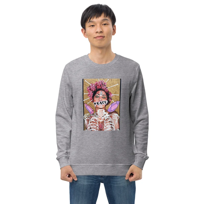 Unisex Bio-Pullover Peace