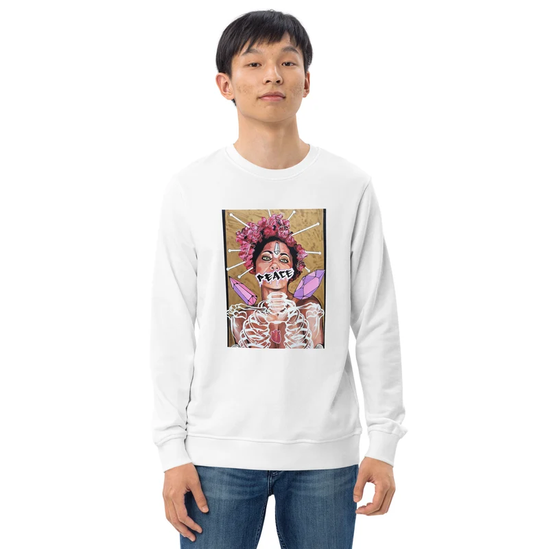 Unisex Bio-Pullover Peace
