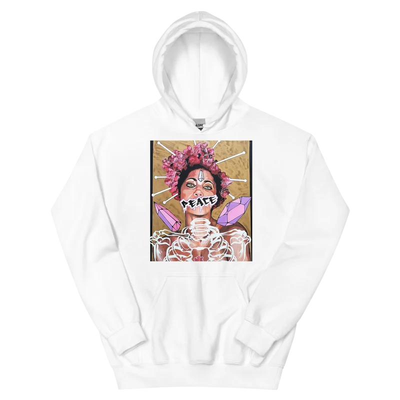 Unisex-Kapuzenpullover Frau Peace