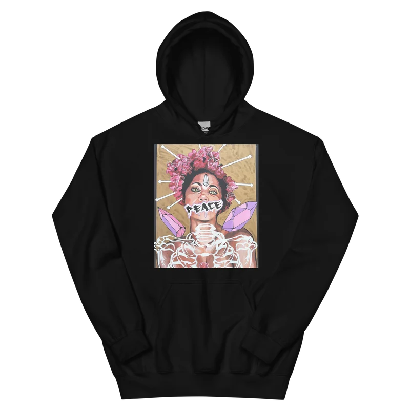 Unisex-Kapuzenpullover Frau Peace