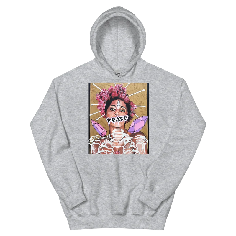 Unisex-Kapuzenpullover Frau Peace