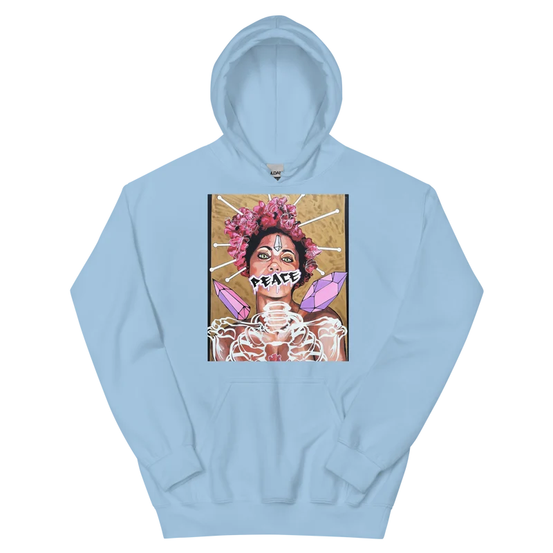 Unisex-Kapuzenpullover Frau Peace