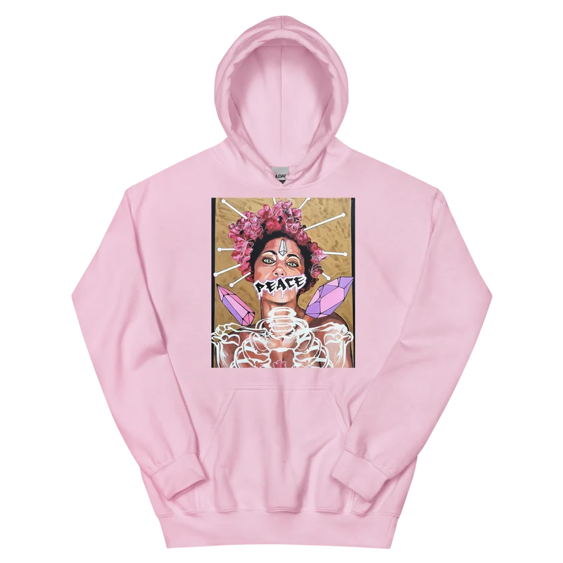 Unisex-Kapuzenpullover Frau Peace