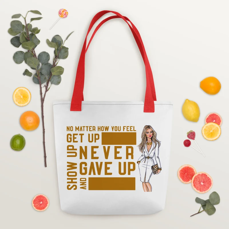 Stoffbeutel Never Gave Up