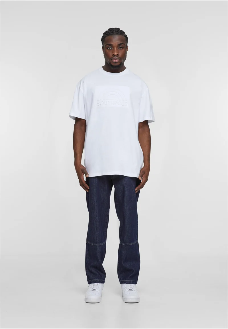 SP Heat Embossed Denim Pants