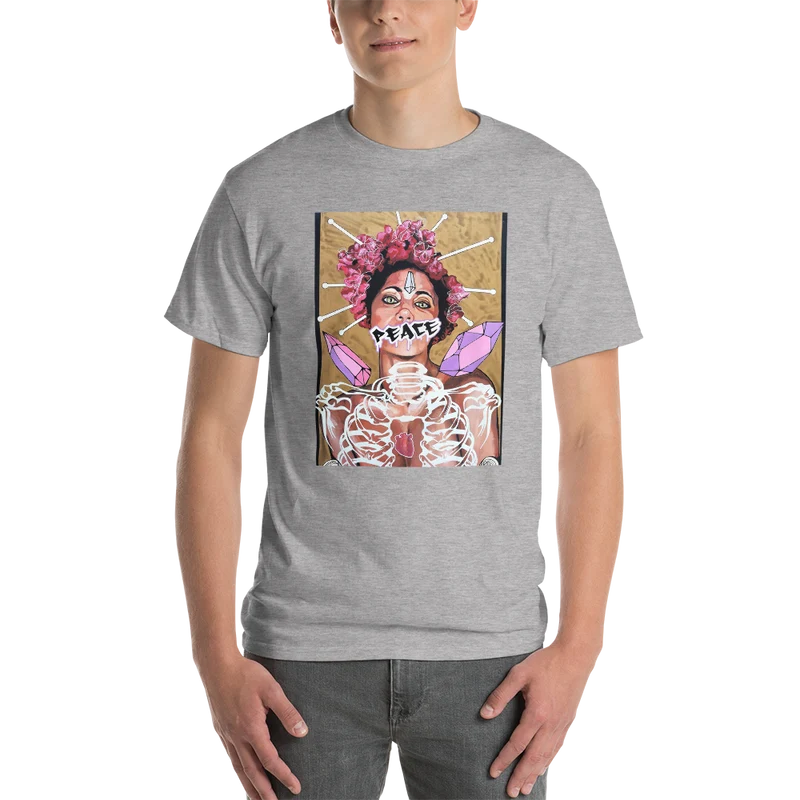 Kurzärmeliges T-Shirt Peace