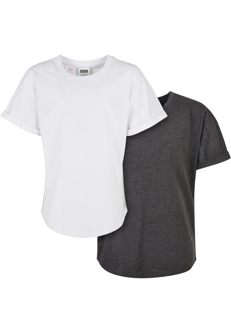 UC Boys Long Shaped Turnup Tee 2-Pack